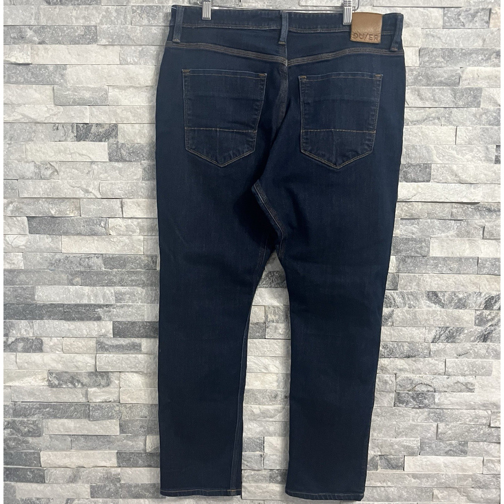Men's DU/ER Blue L2X Relaxed Taper Flexible Size 34 x 30 Jeans